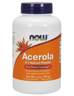 NOW Acerola 4:1 Extract Powder 170g