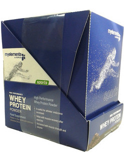 MY ELEMENTS Sports Whey Protein Powder Chocolate 10 Sach x 30gr