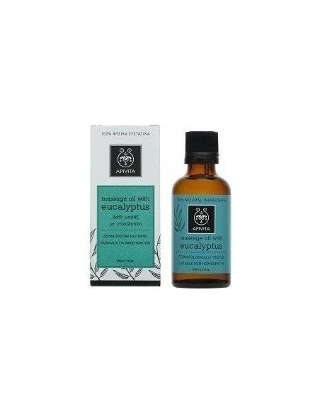 APIVITA Natural Oil Massage Oil with Eucalyptus 50ml