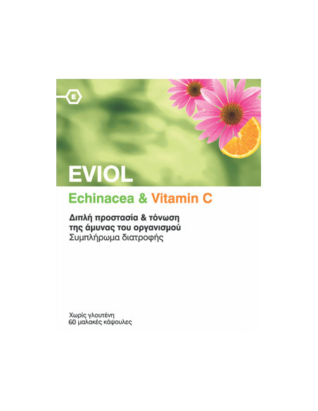 EVIOL Echinacea & Vitamin C 60 soft caps