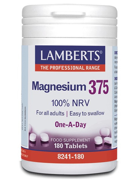 LAMBERTS Magnesium 375, One a day, 180 Tabs