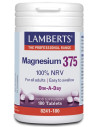 LAMBERTS Magnesium 375, One a day, 180 Tabs