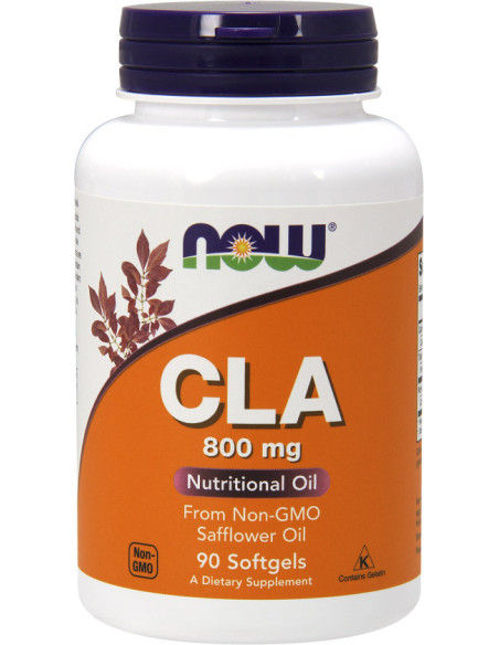 NOW CLA (Conjugated Linoleic Acid) 800 mg 90 Softgels