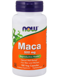 NOW Maca 500 mg Veg 100 Veg Caps