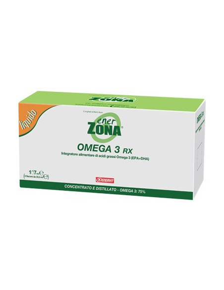 ENERVIT EnerZona Omega 3 RX Liquid 167ml, 5 vials of 33,3ml