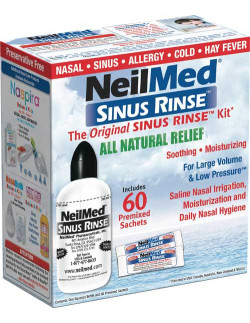 NeilMed The Original Sinus Rinse kit + 60 Premixed Sachets