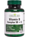 NATURES AID Vitamin B Complex 50 with Vitamin C, Time Release, 90 tabs