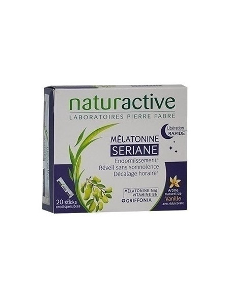 NATURACTIVE Seriane Μελατονίνη & Γκριφόνια για τον ύπνο, 20 sticks