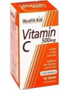 HEALTH AID Vitamin C Orange 500mg 60tabs Chewable