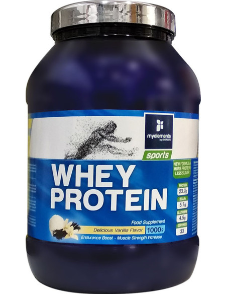 MY ELEMENTS Sports Whey Protein Powder 1000gr Vanilla