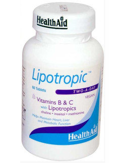 HEALTH AID Lipotropic B & C, 60 Tabs