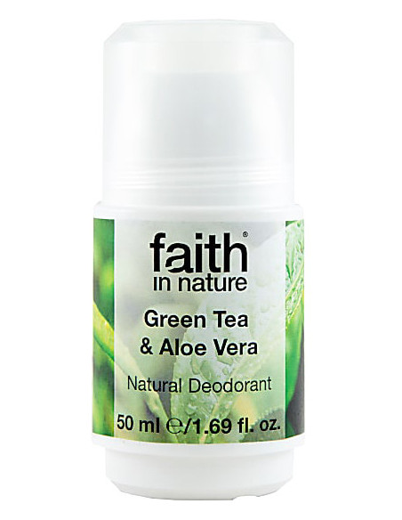 FAITH IN NATURE Green Tea & Aloe Vera Roll-on Deodorant 50ml