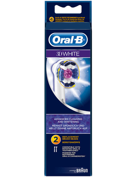 ORAL-B 3D White 2 replacement brush heads