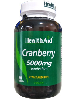 HEALTH AID Cranberry 500mg 60 Veg tabs