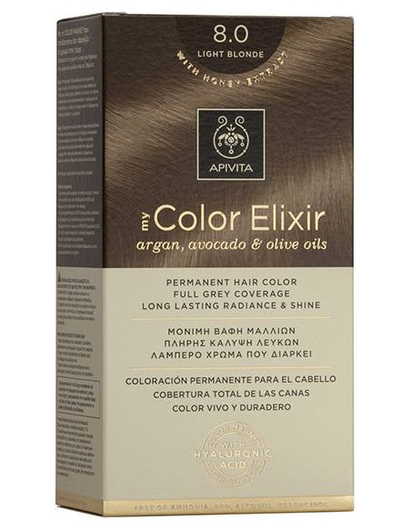 APIVITA my Color Elixir 8.0 Light Blonde - Ξανθό Ανοιχτό