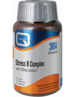 QUEST Stress B Complex with 500mg Vitamin C 30 Tabs