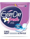 EVERY DAY Fresh Lightly Scented Maxi Night Ultra Plus 10 τμχ