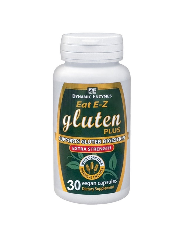 Dynamic Enzymes Gluten Plus Extra Strength, 30 Vegan Caps