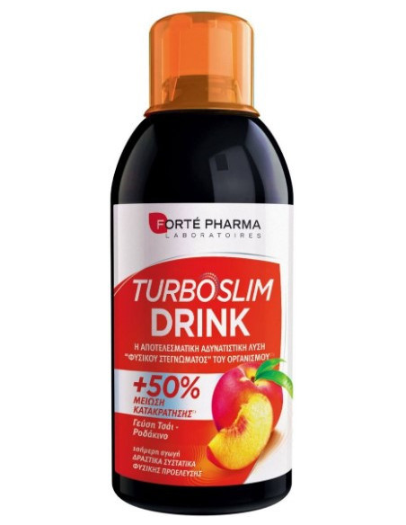 Forte Pharma Turboslim Drink Γεύση Τσάι-Ροδάκινο, 500ml