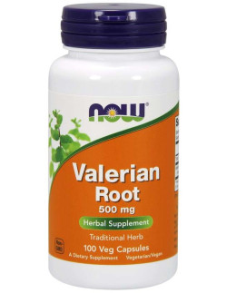 NOW Valerian Root 500mg, 100 Veg.Caps
