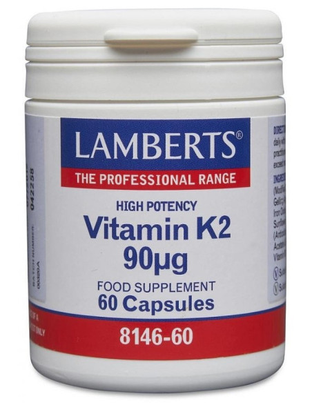 LAMBERTS Vitamin K2 90mcg, 60 Caps