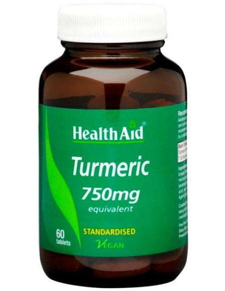 HEALTH AID Turmeric 750mg 60 tabs