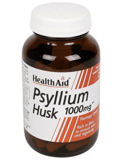 HEALTH AID Psyllium Husk 1000mg 60 Vegan Caps