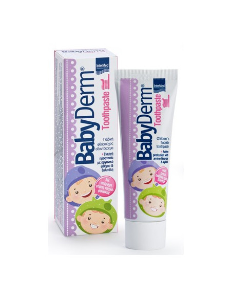 INTERMED BabyDerm Toothpaste 1000 ppm, Bubble-gum flavour 50ml