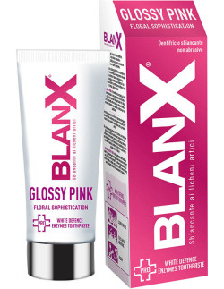 BLANX Glossy Pink White Defence Enzymes Toothpaste 75ml