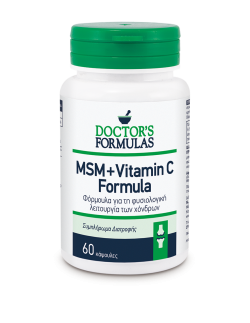 DOCTOR'S FORMULAS MSM + Vitamin C Formula, 60 Caps