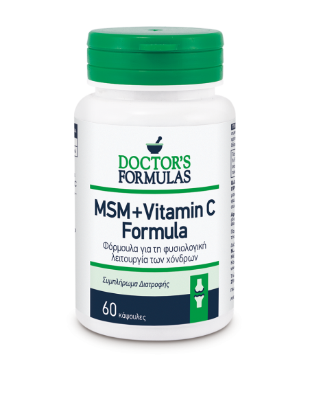 DOCTOR'S FORMULAS MSM + Vitamin C Formula, 60 Caps