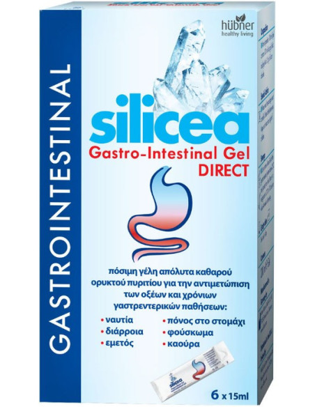 HUBNER Silicea Direct Gastro-Intestinal Gel, Sachets 6 x 15ml