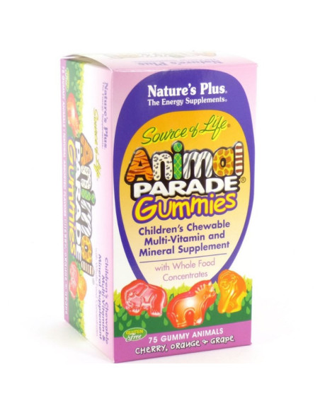 NATURES PLUS Animal Parade Kids Gummies Assorted 75