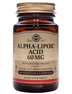 SOLGAR Alpha Lipoic Acid  60mg Veg.Caps 30s