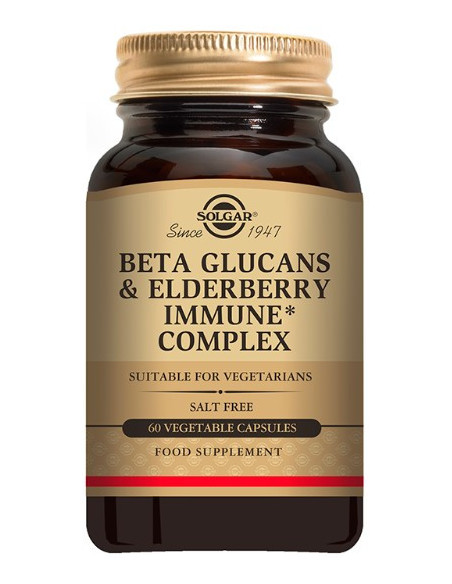 SOLGAR Beta Glucans & Elderberry Immune Complex 60 Veg.Caps