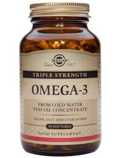 SOLGAR Omega-3 Triple Strength Softgels 50s