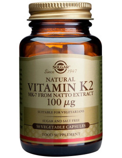 SOLGAR Vitamin K2 100ug veg.caps 50s