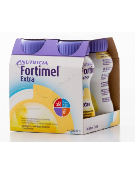 Nutricia Fortimel Extra 4 x 200ml Vannila
