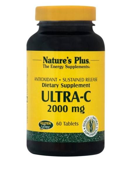 NATURES PLUS Ultra C 2000 mg S/R Rose Hips 60 tabs