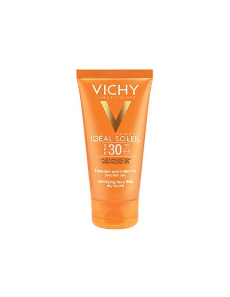 VICHY Ideal Soleil Emulsion Anti-Brillance Toucher Sec SPF30 50ml