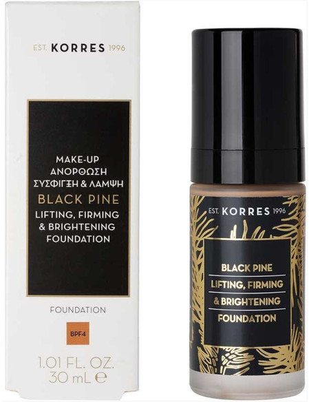 KORRES Black Pine Lifting, Firming & Brightening Foundation BPF4 30ml