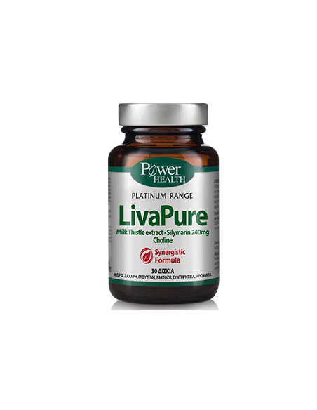 POWER HEALTH Classics LivaPure with Milk Thistle & Choline 30 Tabs