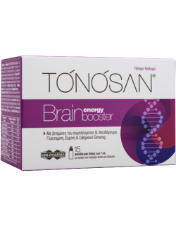 UNI-PHARMA Tonosan Brain Energy Booster 15 vials x 7ml