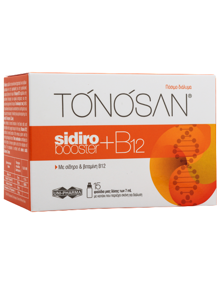 UNI-PHARMA Tonosan Sidirobooster +B12  15x7ml