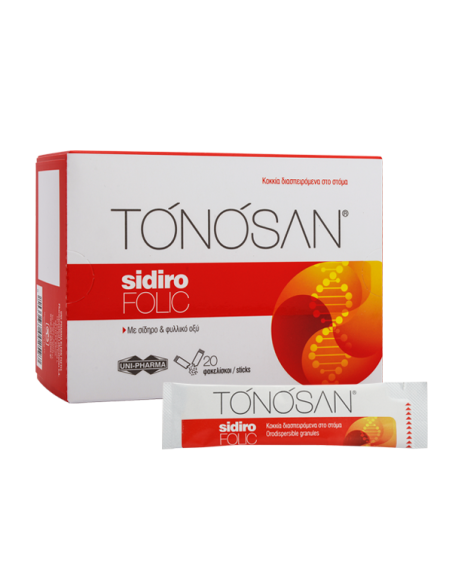 UNI-PHARMA Tonosan SidiroFOLIC 20 sticks