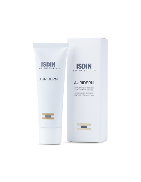 ISDIN Auriderm Cream with Vitamin-K Oxide for Post-Intervention Care, 50ml