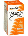 Health Aid Vitamin C 500mg Buffered, 100 Chewable Vegeterian Tabs