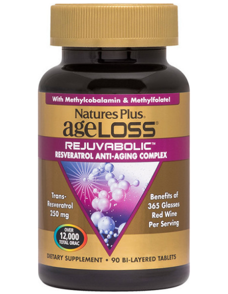 NATURE'S PLUS AGELOSS REJUVABOLIC Tabs90