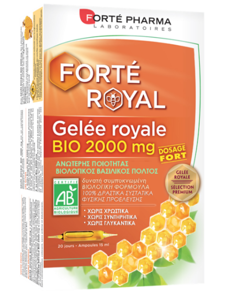 Forte Pharma Gelee Royale Bio 2000mg 20amps x 15ml