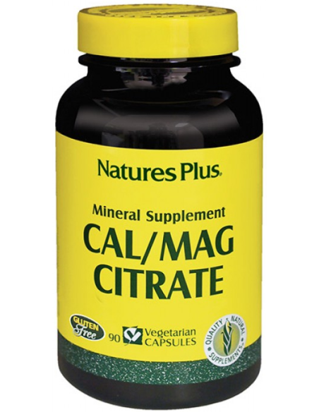 NATURE'S PLUS CAL/MAG CITRATE with Boron, 90VCAPS
